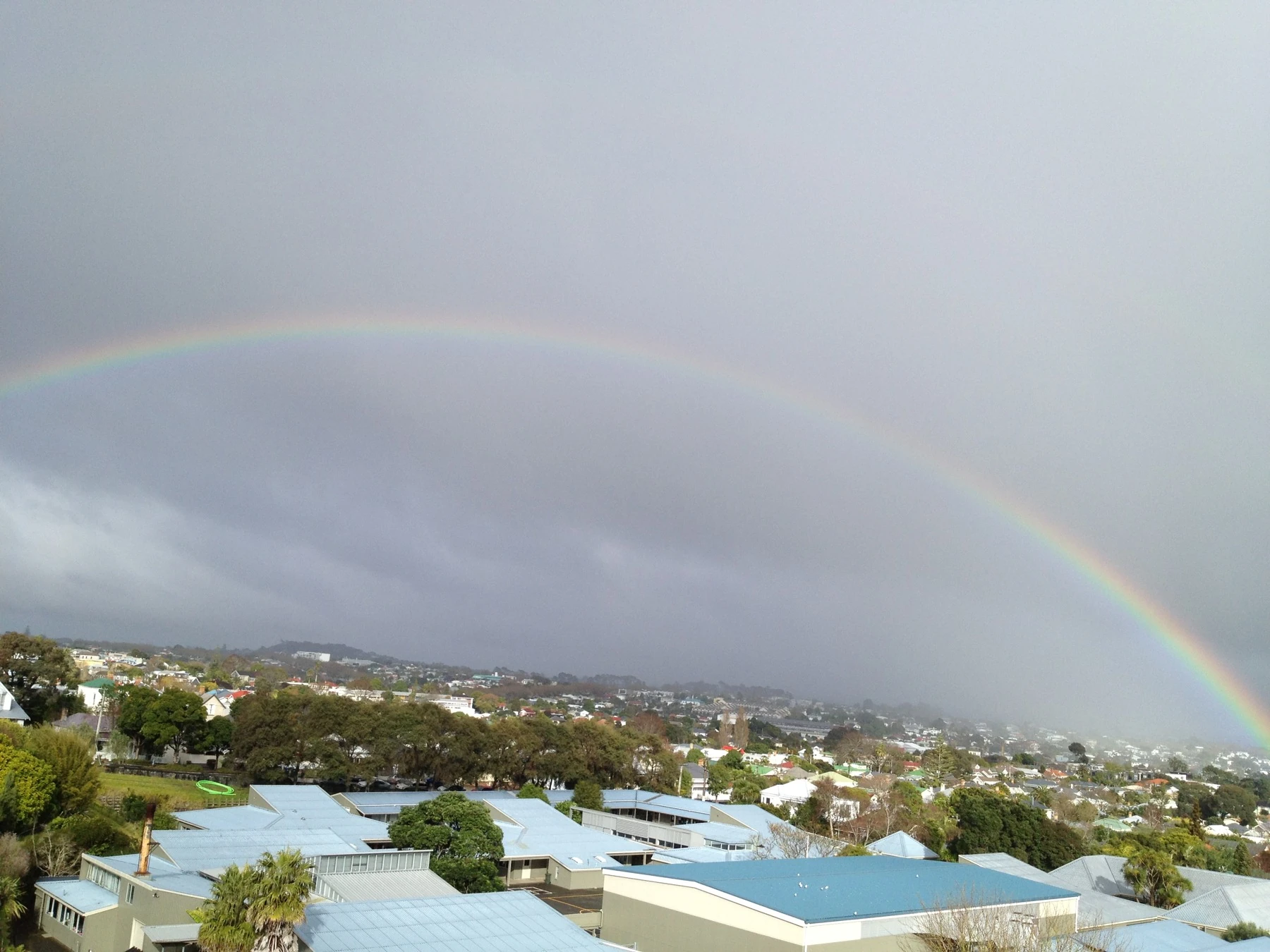 Rain after a New Zealand journey